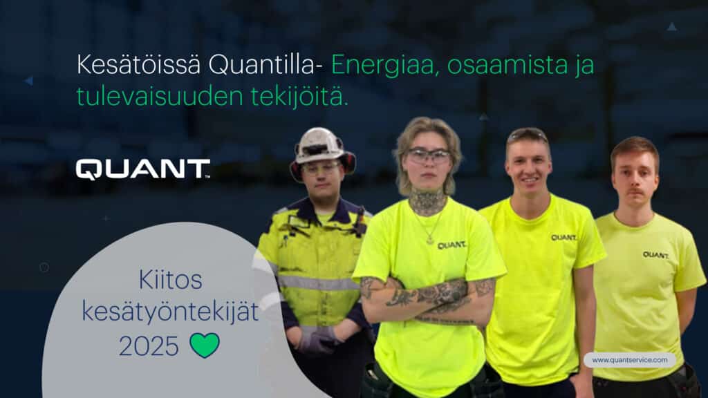 Kesätyöntekiijät Quantilla